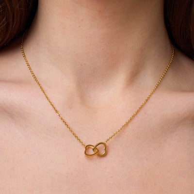 Collier Cœurs Entrelacés Personnalisé