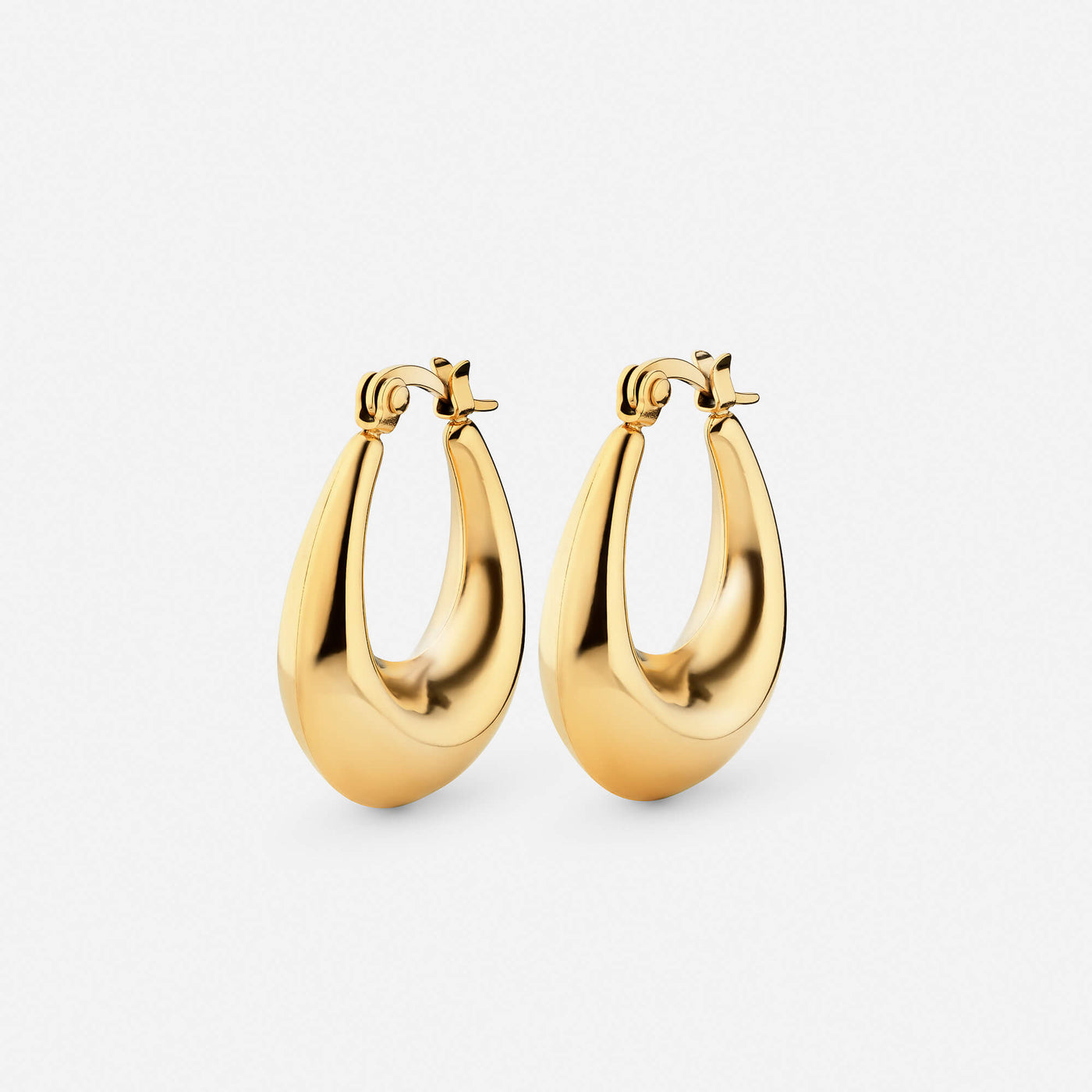 Drop Hoop Earrings