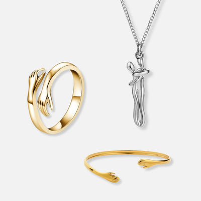 Umarmungsring, Umarmungshalskette & Umarmungsarmband