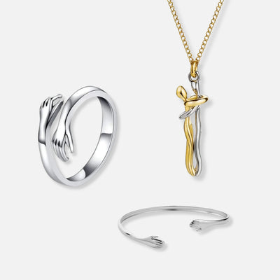 Umarmungsring, Umarmungshalskette & Umarmungsarmband