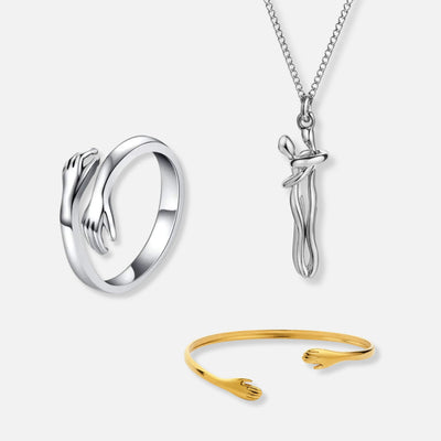 Umarmungsring, Umarmungshalskette & Umarmungsarmband