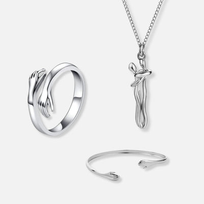 Umarmungsring, Umarmungshalskette & Umarmungsarmband